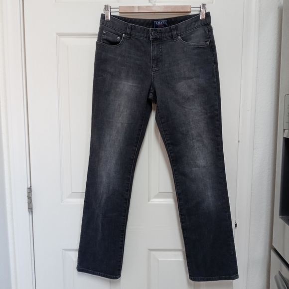 Chaps Faded Black Petite Jeans Size 4P - Picture 6 of 6